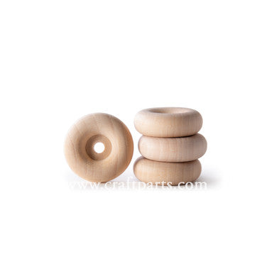 1-1/2" Recessed Hub Wooden Wheel