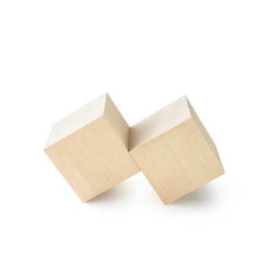 2-1/2" Wooden Cube