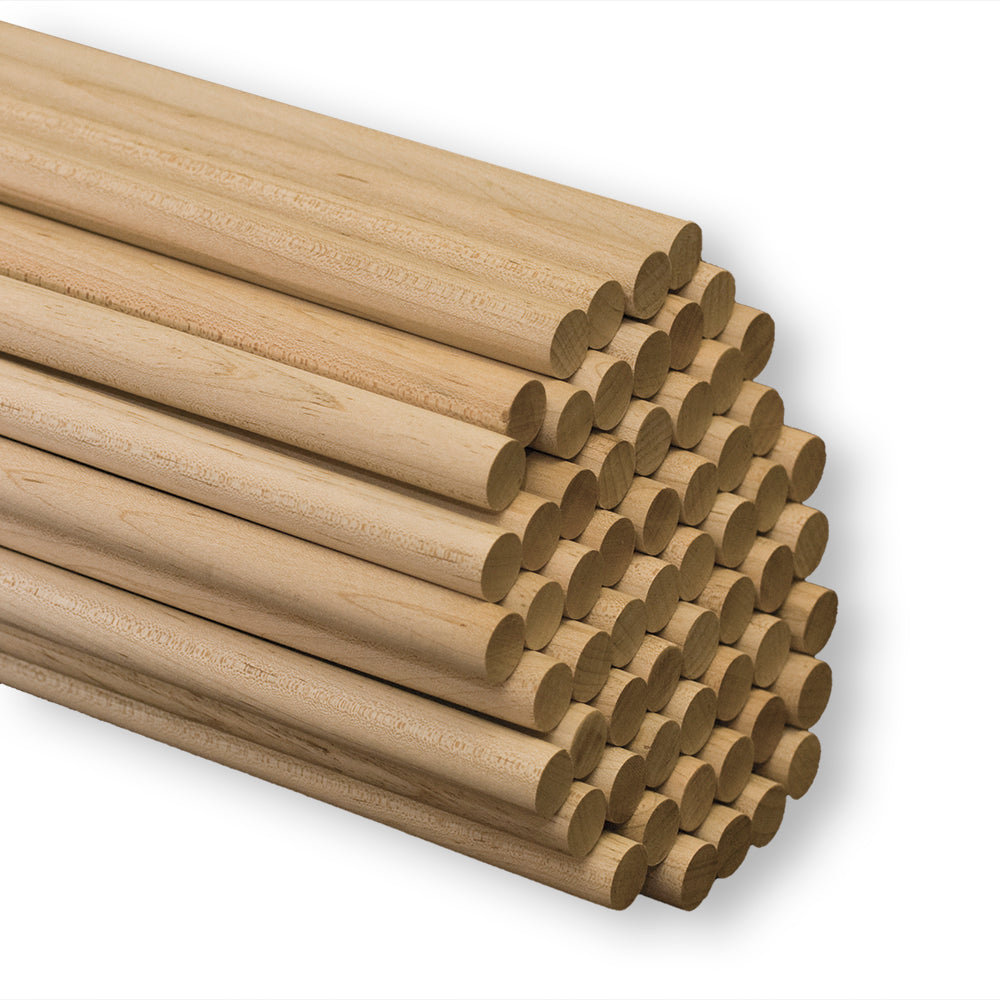 5/8" x 36" Wooden Dowel