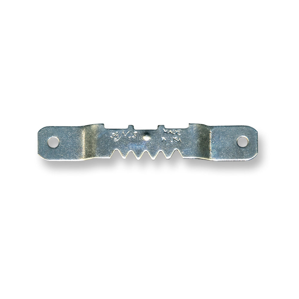 1-7/8" Sawtooth Hanger, Silver - With Nails