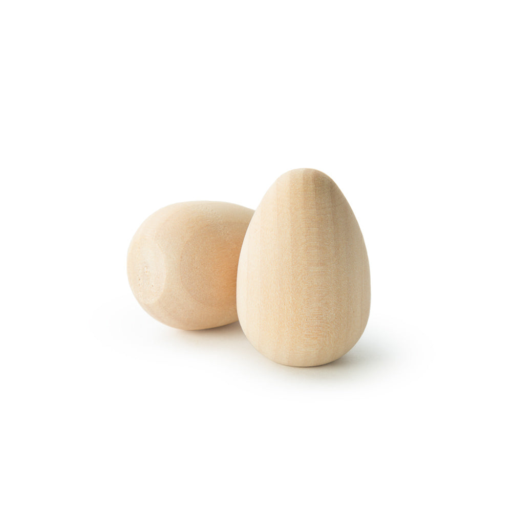 1-5/8" Wooden Pigeon Egg