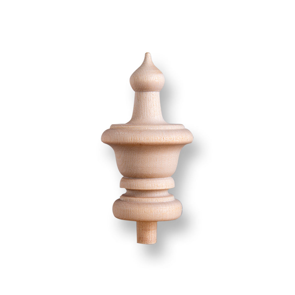 3-1/2" Wood Finial