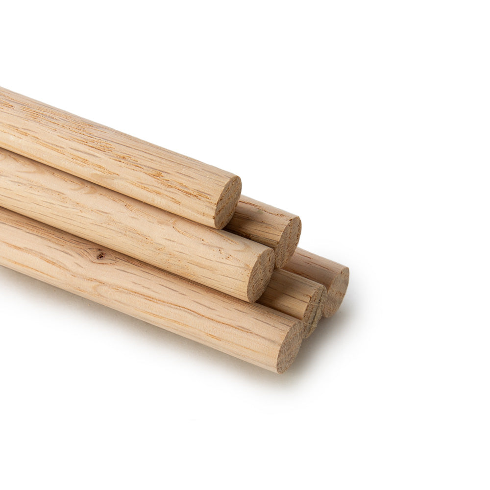1/2" x 36" Oak Wood Dowel