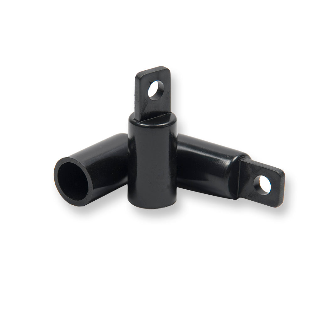 3/8" Plastic Dowel End Cap, Black
