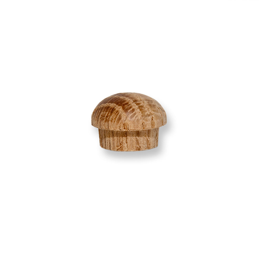 1/2" Oak Mushroom Button Plug