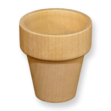 mini wooden plant pots Brand New Fp2000-100 wooden Flower Pot Bag of 100
