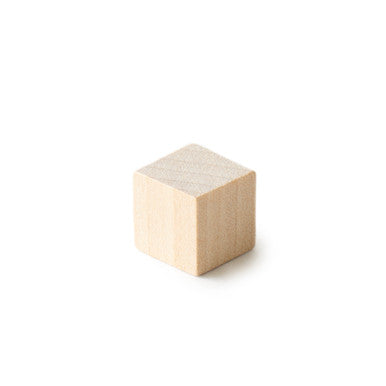 1/2" Wood Cube