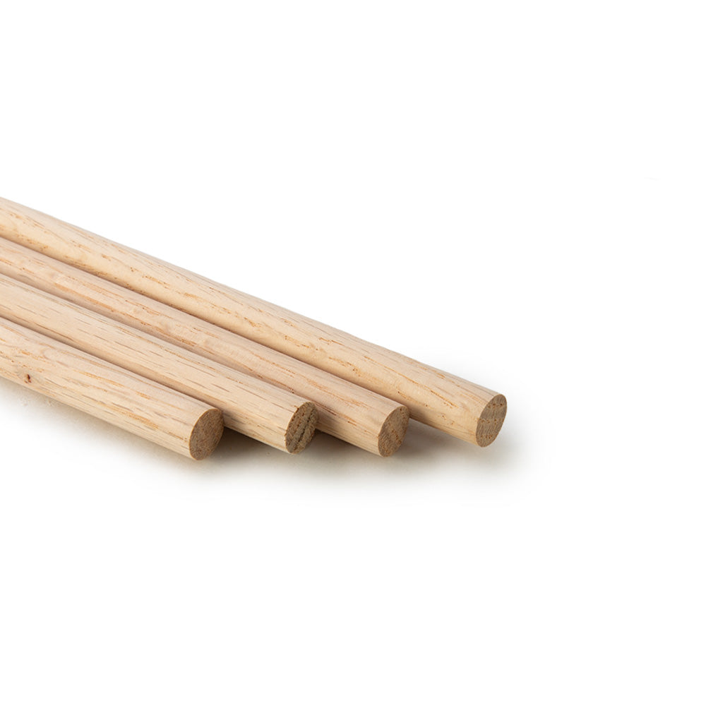 1/4" x 36" Oak Wood Dowel