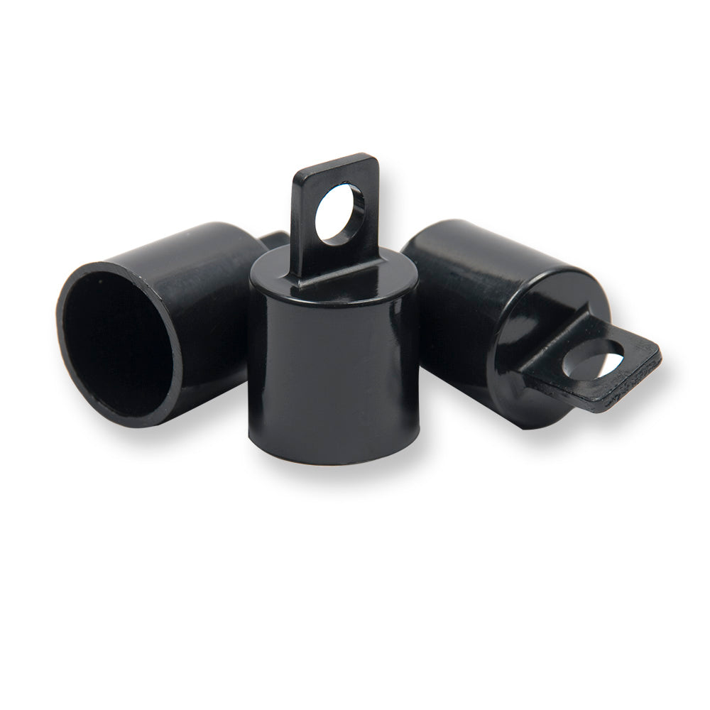 3/4" Plastic Dowel End Cap, Black