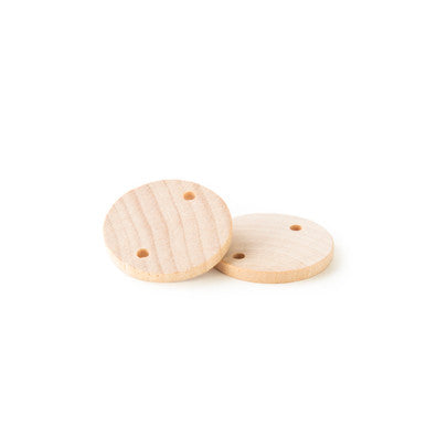1-1/4" Wood Birthday Board Circle Gift Tag Cutout