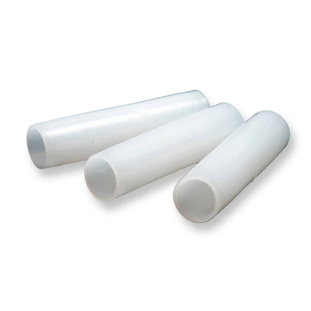 1/2" Plastic Dowel Connector, White
