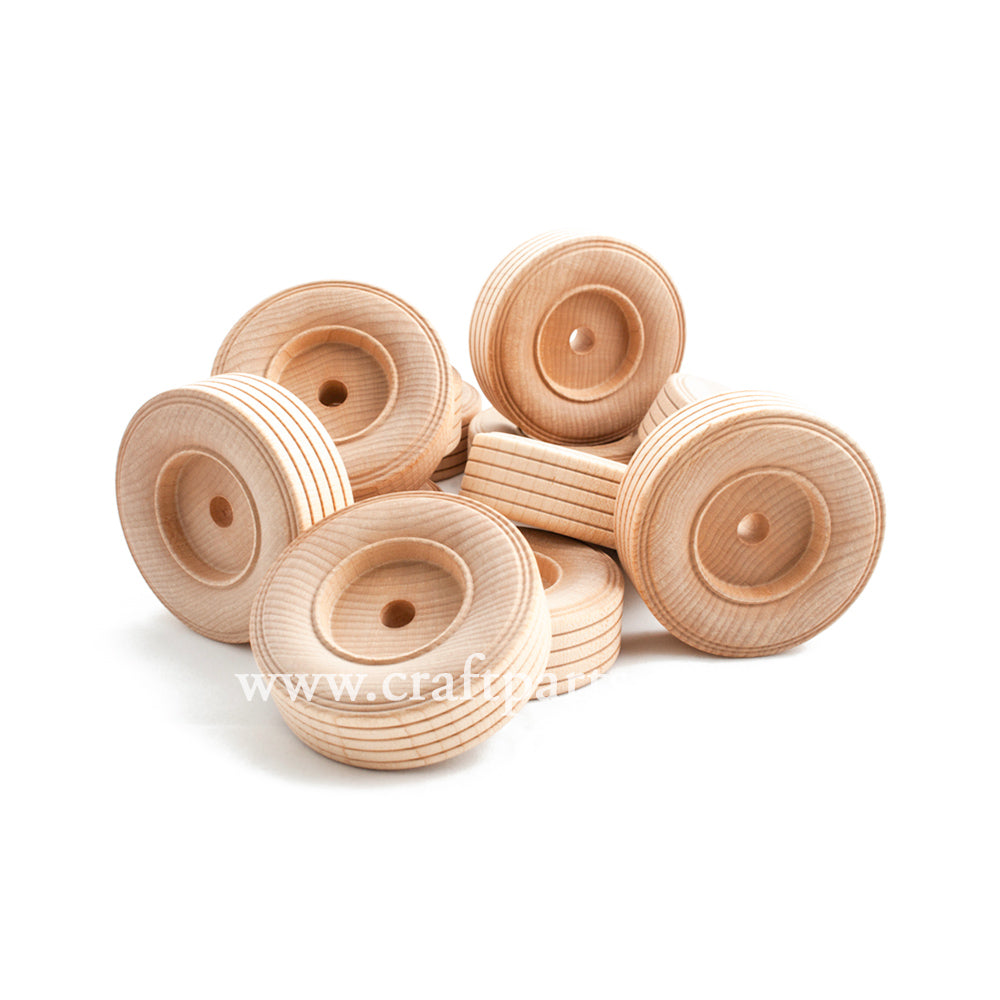 3" Treaded Wheel