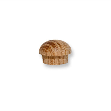 1/2" Oak Mushroom Button Plug