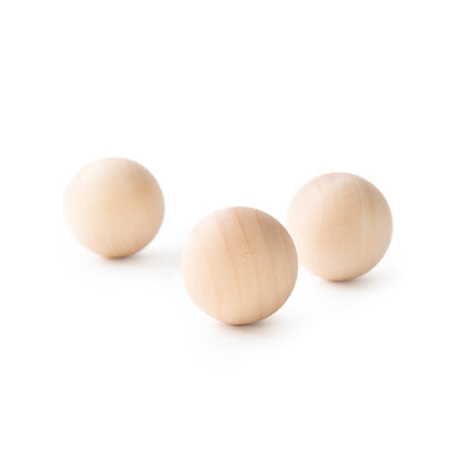 1-1/4" Wood Ball