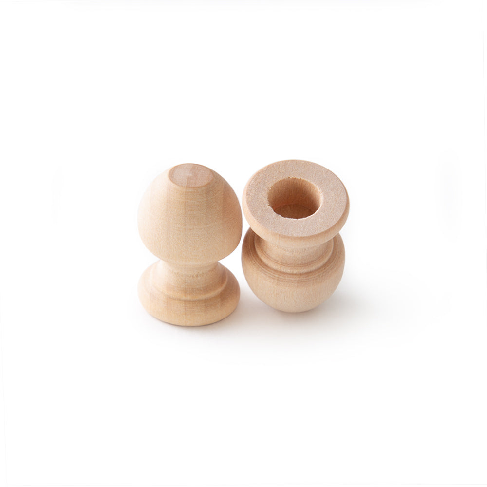 1-1/16" Finial Dowel Cap, 3/8" Hole