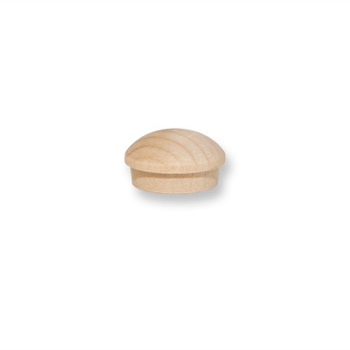 3/4" Maple Mushroom Button Plug
