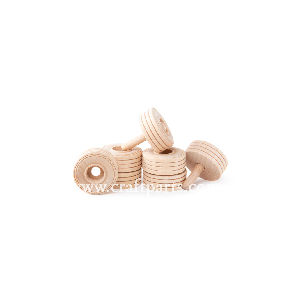 1-1/4" Treaded Wheel