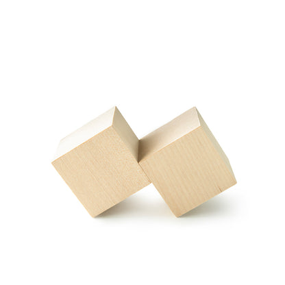2" Hardwood Premium Cube