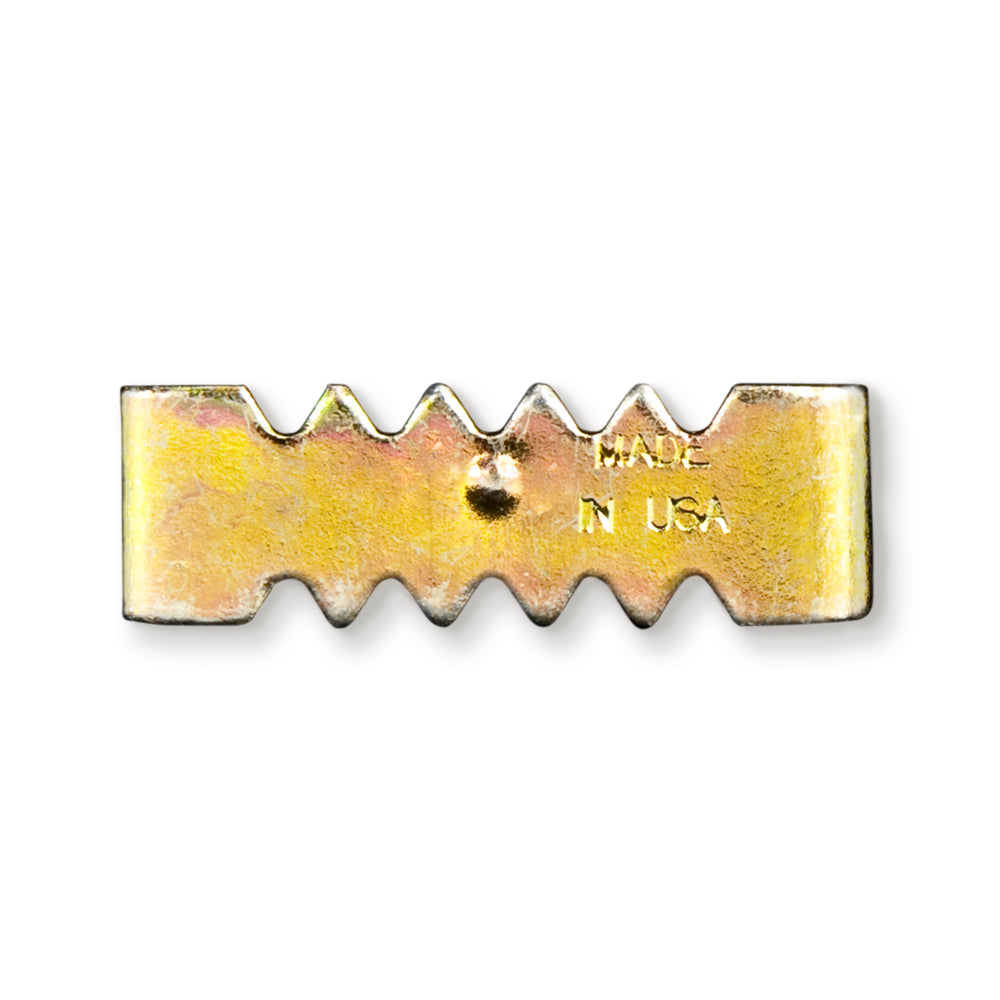 1" Hardwood Sawtooth Hanger, Yellow - No Nails