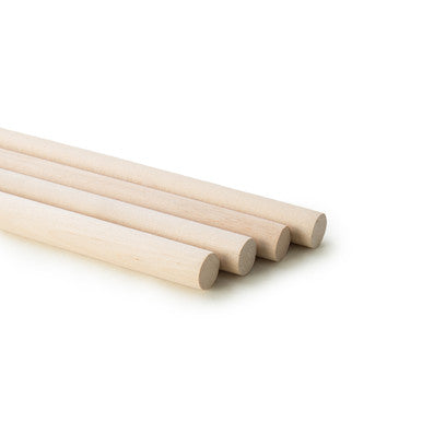 5/8" x 48" Poplar Wood Dowel