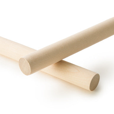 1" x 18" Birch Dowel