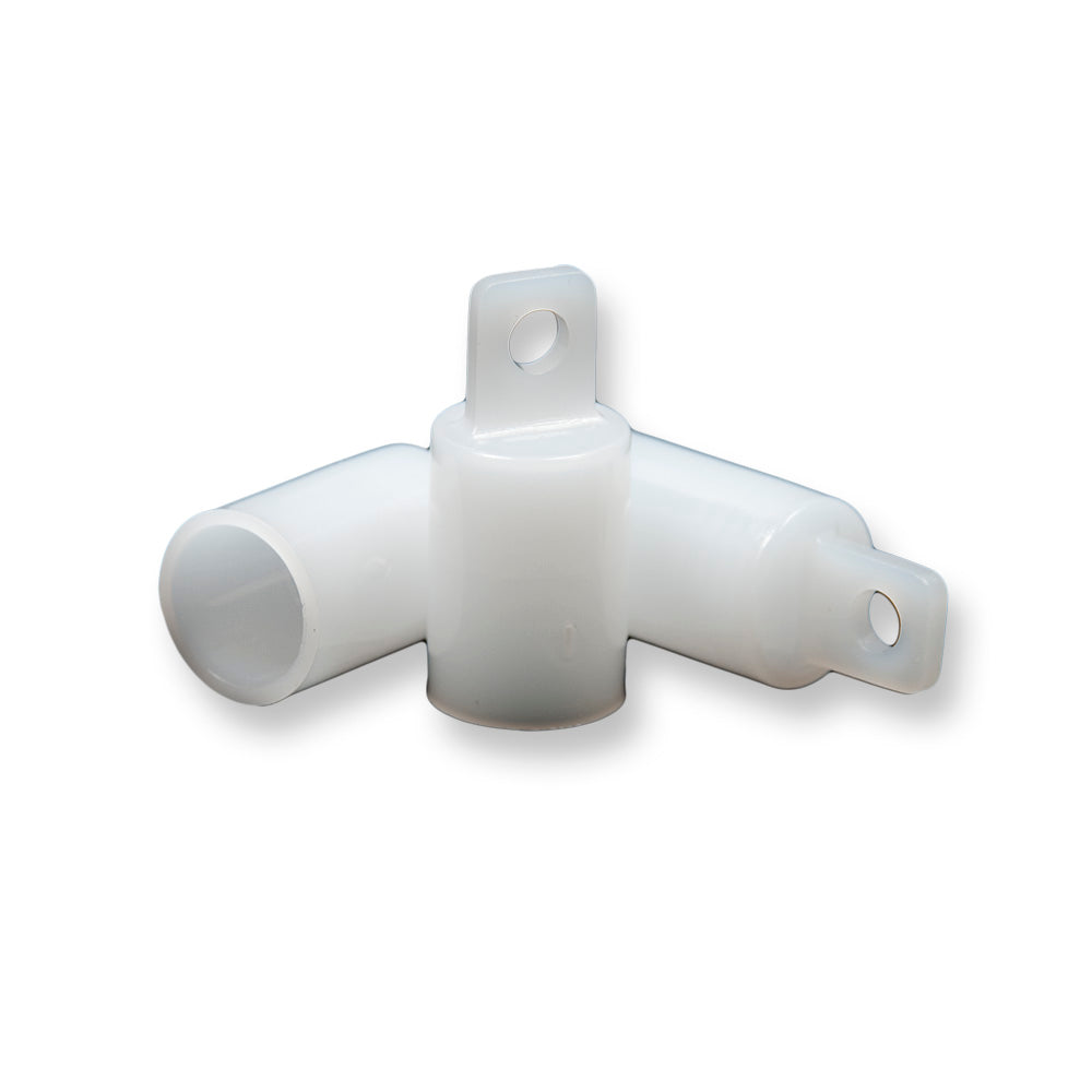 1/2" Plastic Dowel End Cap, White