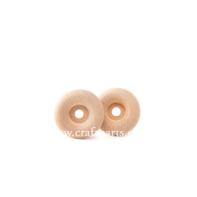 1-1/2" Recessed Hub Wooden Wheel