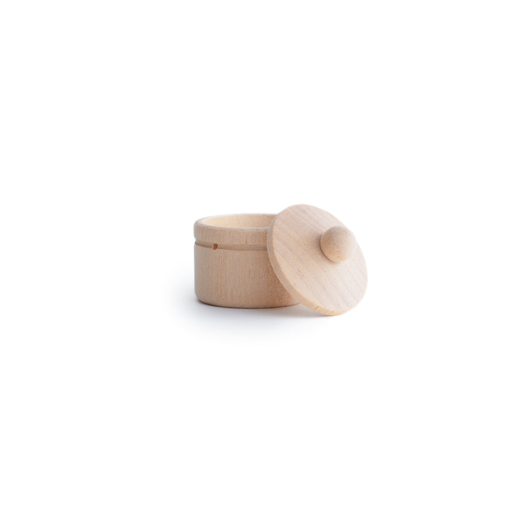 1-7/16" Wooden Trinket Box / Bucket