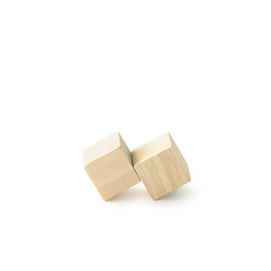 1/2"  Wood Cube