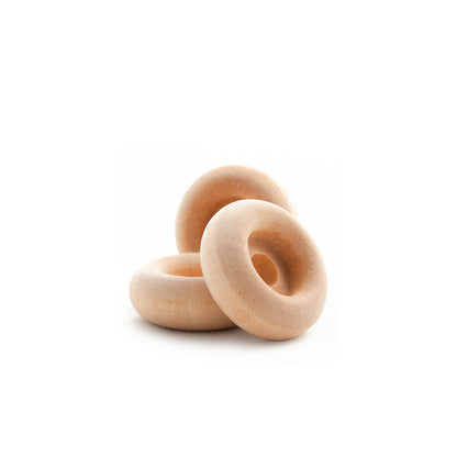 1" Recessed Hub Wooden Wheel