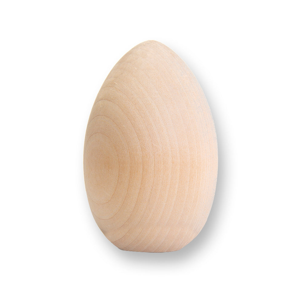 4-1/4" Wooden Goose Egg