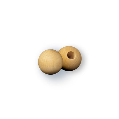 3/4" Wood Ball Dowel Cap