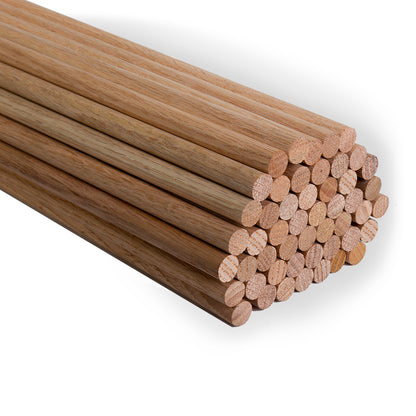 1/2"  x 36" Oak Wood Dowel