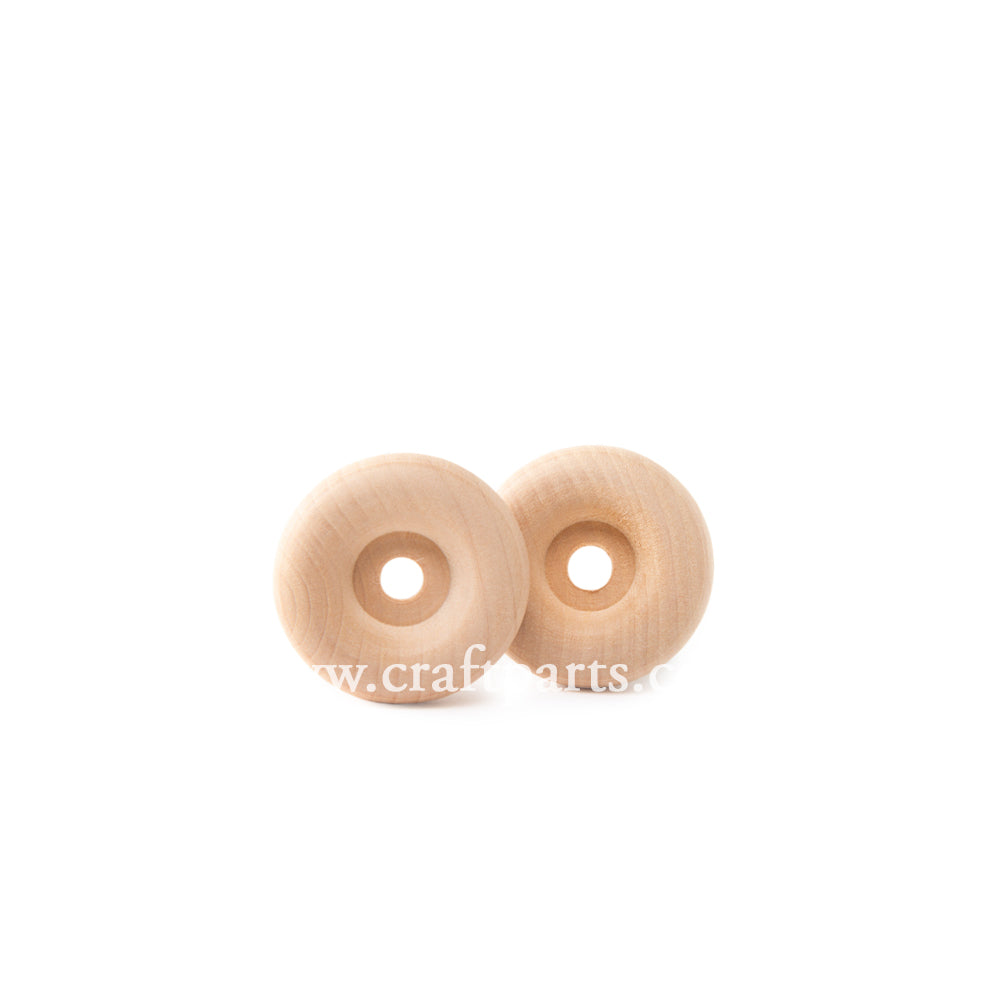 1-1/2" Recessed Hub Wooden Wheel