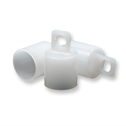 3/4" Plastic Dowel End Cap, White