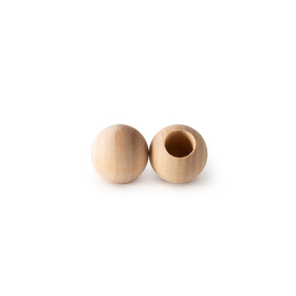 3/4" Wood Ball Dowel Cap