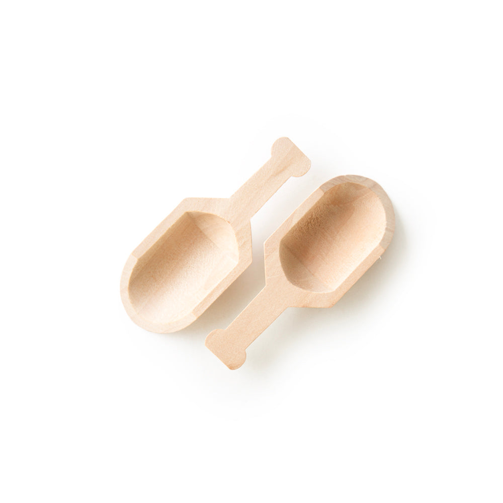 3" Wood Scoop