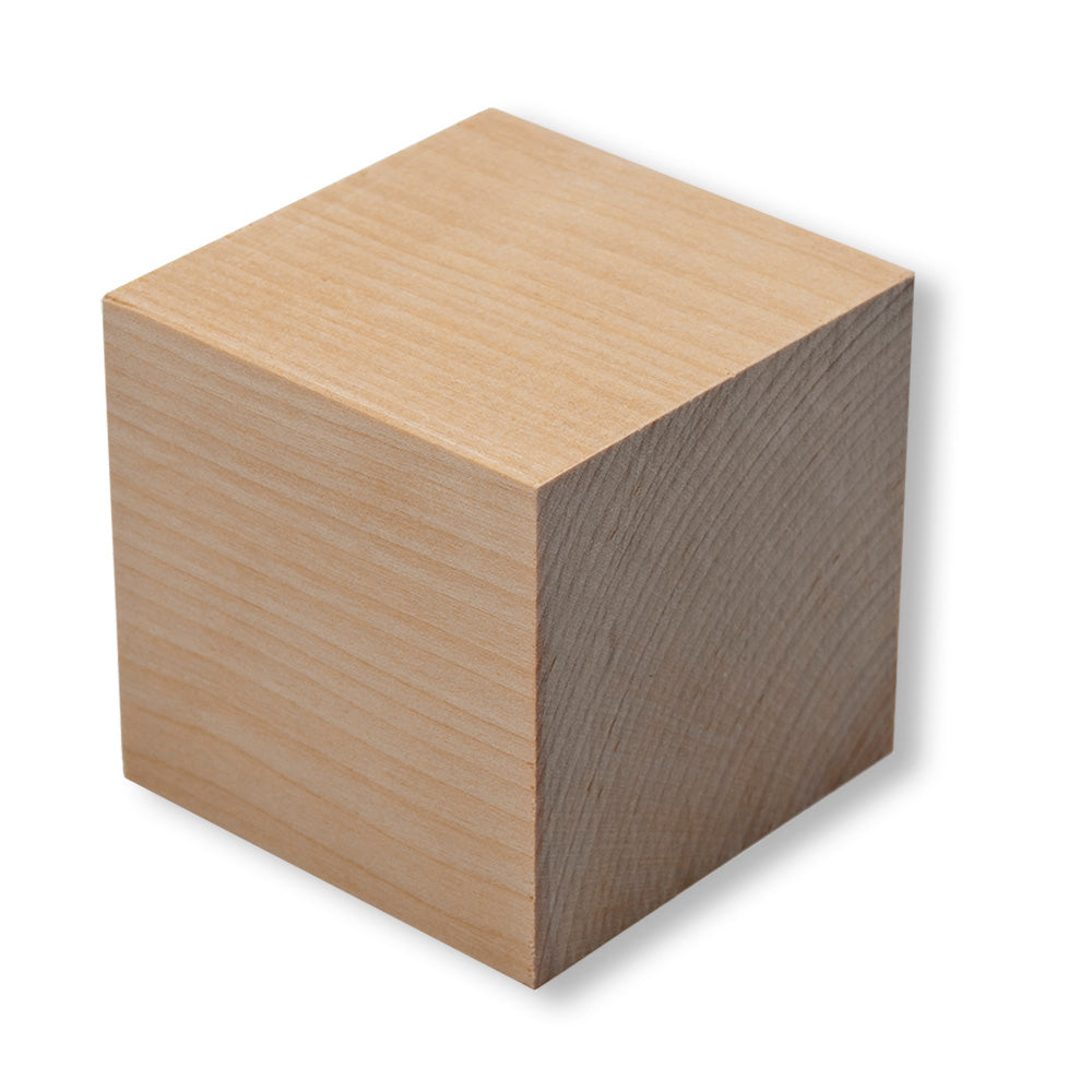 2-1/2"  Wooden Cube