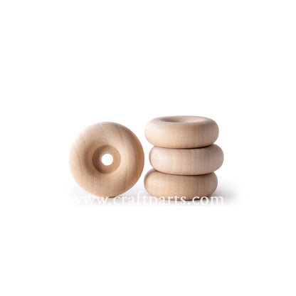 1-1/2" Recessed Hub Wooden Wheel