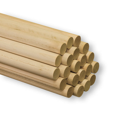 1" x 36" Wooden Dowel