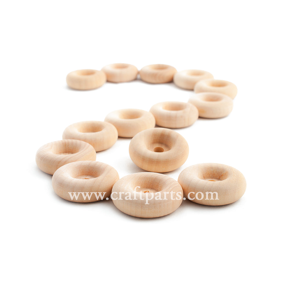 1-1/2" Recessed Hub Wooden Wheel