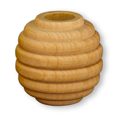 1-1/4" Beehive Bead, 7/16" Hole