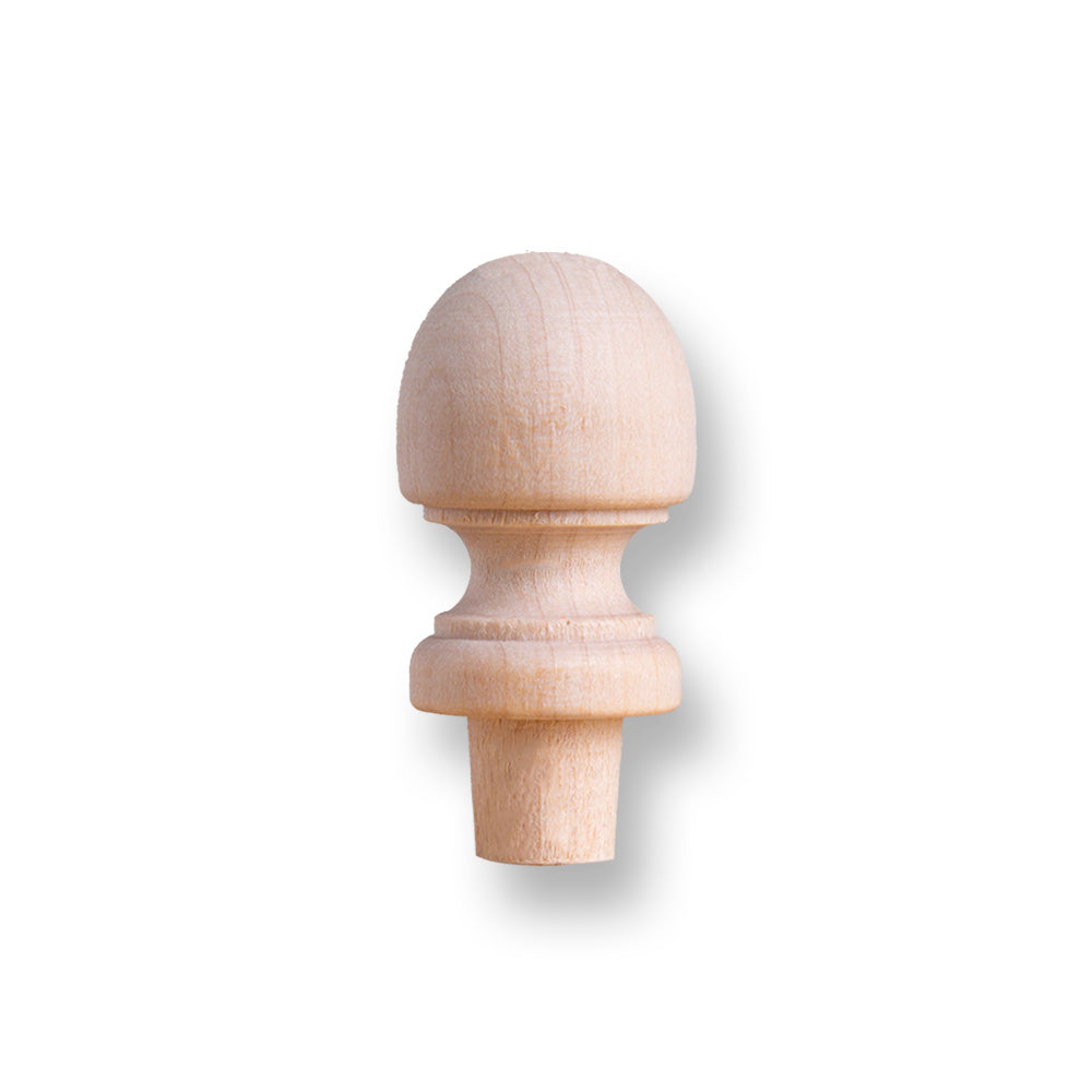 1-1/2" Wood Finial