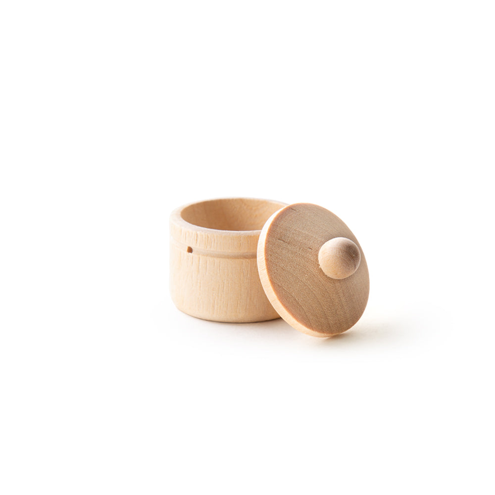 1-7/16" Wooden Trinket Box / Bucket