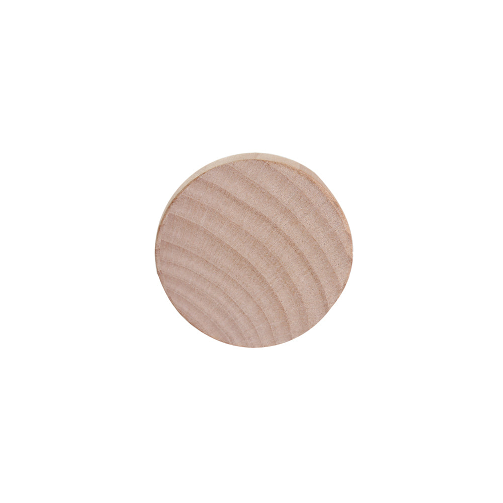 1-1/2" Wood Circle with Rounded Edges, 1/8" Thick