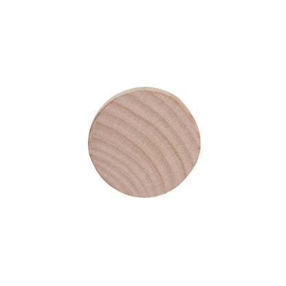 1-1/2" Wood Circle with Rounded Edges, 1/8" Thick