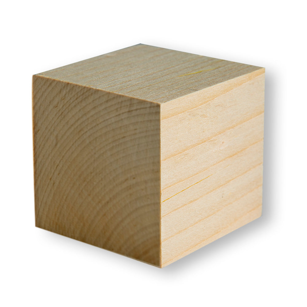 3" Maple Wood Cube