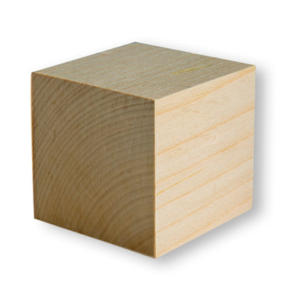 3" Maple Wood Cube