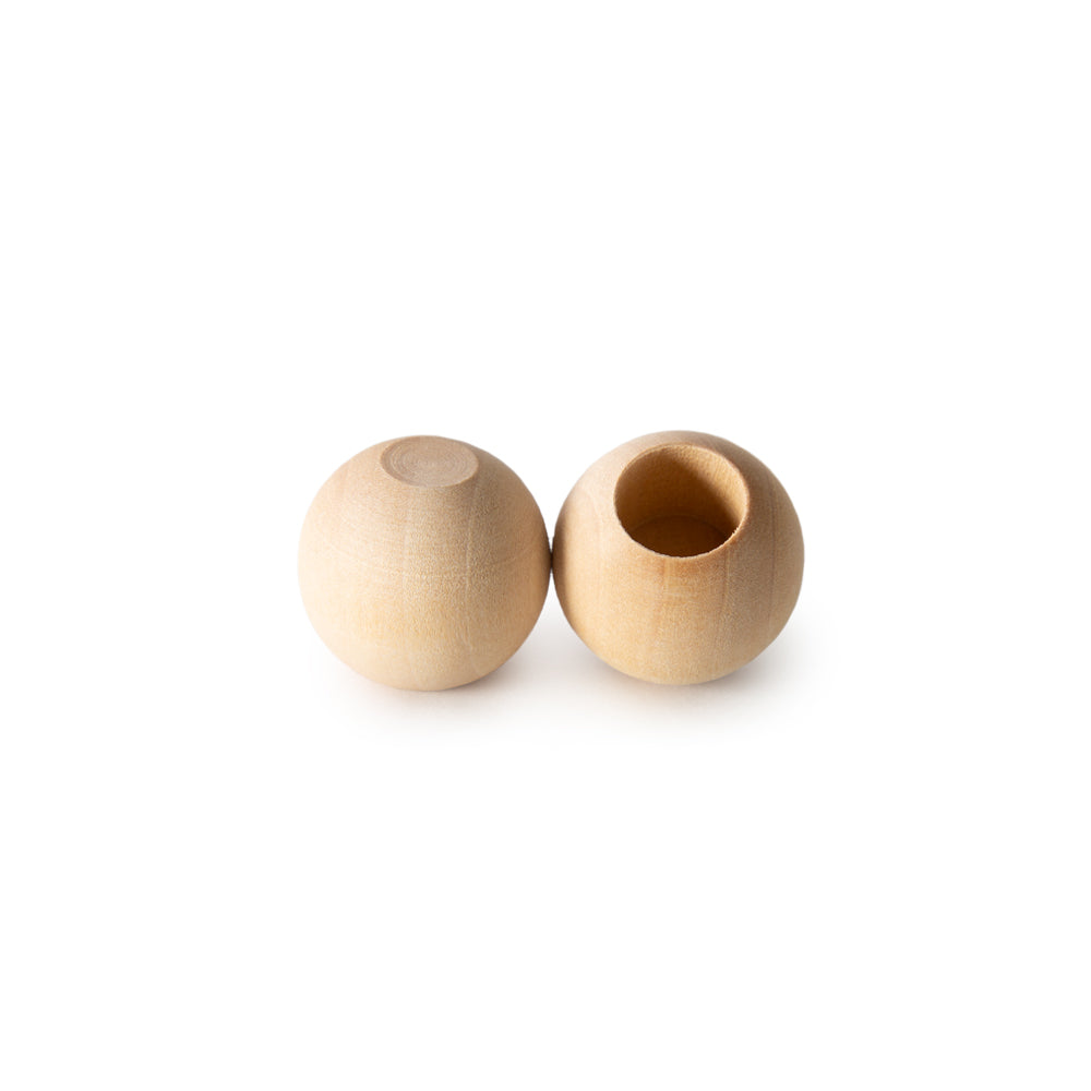 3/4" Wood Ball Dowel Cap