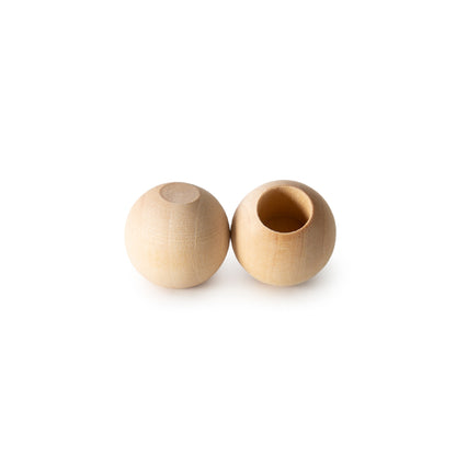 3/4" Wood Ball Dowel Cap